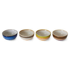 Hkliving 70s Ceramics XS Bowls Set of 4 - Sierra