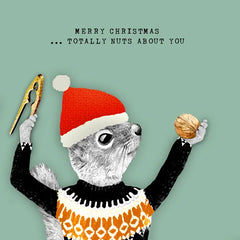 Sally Scaffardi Nuts About You Christmas Card