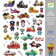 Djeco Textured Stickers - Crazy Motors World