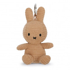 Miffy - Beige Corduroy Keyring Bunny