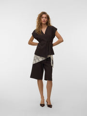 Aware Vannah Waistcoat - Chocolate Torte