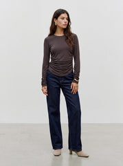 Aware Madelynn Top - Chocolate Torte