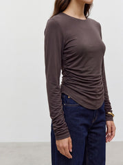 Aware Madelynn Top - Chocolate Torte