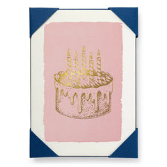 Archivist Gold Cake Mini Cards - pack of 5