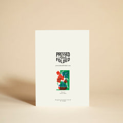 Pressed And Folded Flora 2 Greeting Card