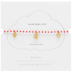 Estella Bartlett Berry Cute Fruity Miyuki Cherry Bracelet