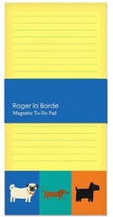 Roger La Borde Magnetic Prize Pooches To-Do Notepad