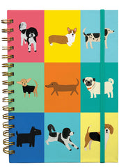 Roger La Borde Prize Pooches A5 Blank Wiro Notebook