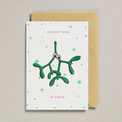 Petra Boase - Mistletoe Iron On Patch Christmas Card