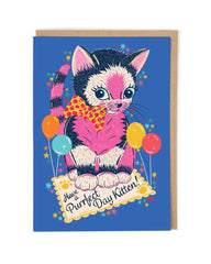 Cath Tate Purrfect Kitten Birthday Card