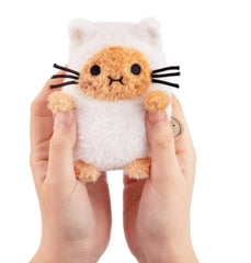 Noodoll - White Kitty Ricespud Mini Sitting Plush Toy
