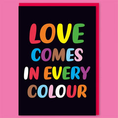 Dean Morris - Love Comes In Every Colour Card