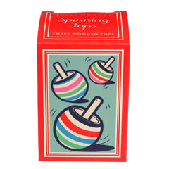 Rex Wooden Spinning Tops (set of 3)