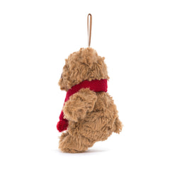 Jellycat Christmas Bartholomew Bear Decoration