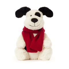 Jellycat Christmas Bashful Winter Puppy