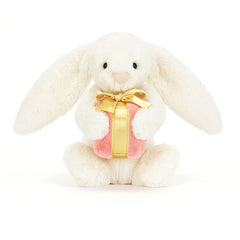 Jellycat Bashful Bunny With Present