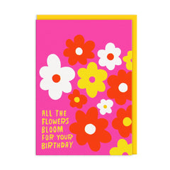 Ohh Deer - Flowers Bloom Birthday Card