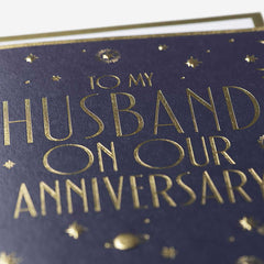 Pigment Moon & Stars Husband Anniversary Card