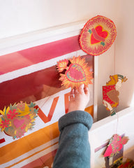 East End Press Hearts Sewn Garland