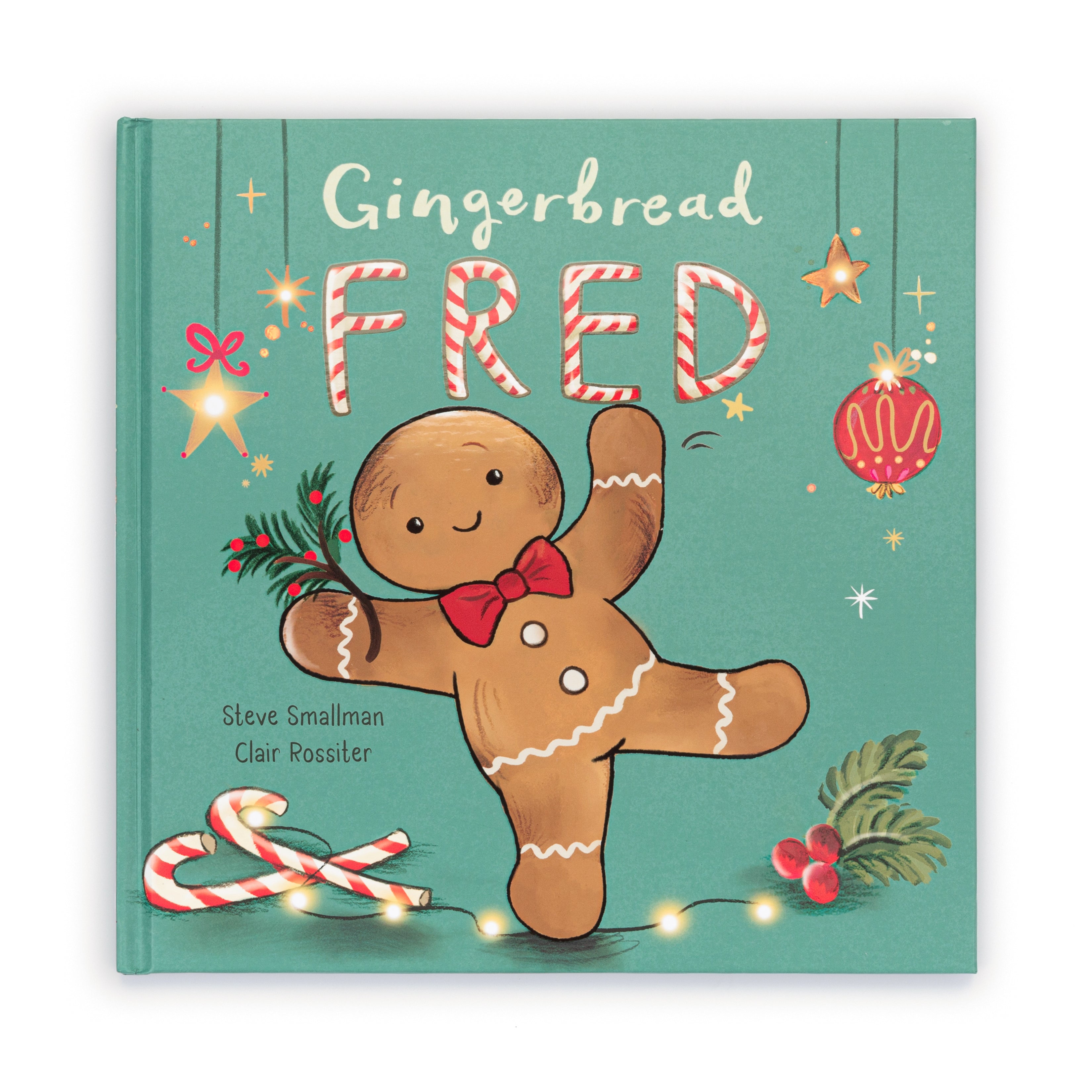 Jellycat Christmas Gingerbread Fred Book