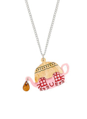 Cottage Teapot Necklace