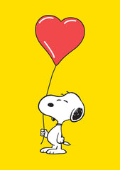 Hype Cards - Peanut Snoopy Heart Baloon Card