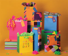 Glick Colourful Check Luxury Tissue Paper