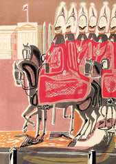 Art Press - The Life Guards Greetings Card