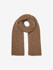 Vero Moda - Gila Rib Scarf ~ Brown Lentil/Black Mele