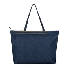 Roka Portobello Large Cotton Bag - Dark Wash Denim