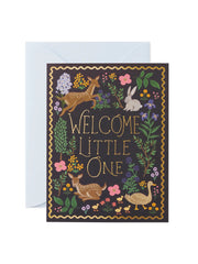 Rifle Paper Welcome Little One Card