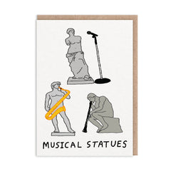 Ohh Deer Musical Statues Card