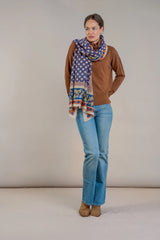 One Hundred Stars - Moorish Blue Scarf