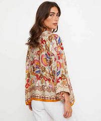 One Hundred Stars Kimono - Indian Flower Taupe
