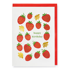 Archivist Press Strawberry Birthday Card