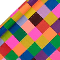 Glick - Multicoloured Squares Roll Wrap