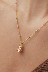 Estella Bartlett Lucky Cat Gold Necklace