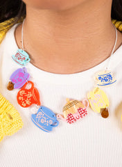 Tatty Devine - Cottage Tea Set Necklace