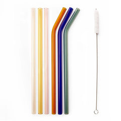 Kikkerland Reusable Glass Straws