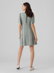 Vero Moda Alba Short Dress - Laurel Wreath/ Joey Dot