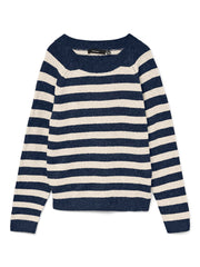 Vero Moda Doffy Jumper - Navy Blazer/Birch