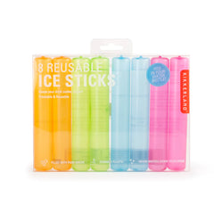 Kikkerland - 8 Reusable Ice Sticks