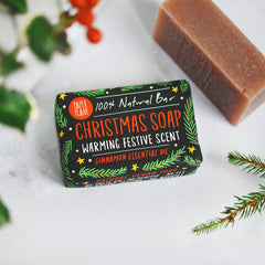 Paper Plane 100% Natural Vegan Christmas Soap Bar