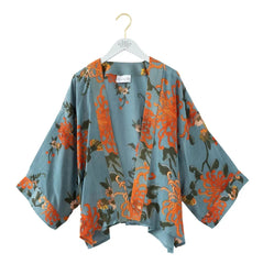 One Hundred Stars - Chrysanthemum Grey Kimono