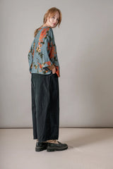 One Hundred Stars - Chrysanthemum Grey Kimono