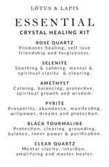 Lotus & Lapis Essential Starter Crystal Healing Kit