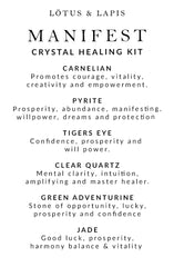 Lotus & Lapis Manifest Crystal Healing Kit