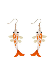 Tatty Devine Goldfish Earrings