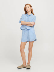 JJXX Windy Seersucker Shorts - Little Boy Blue Stripe