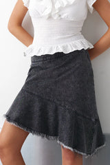 Noella Jazelle Skirt - Grey 90s Wash